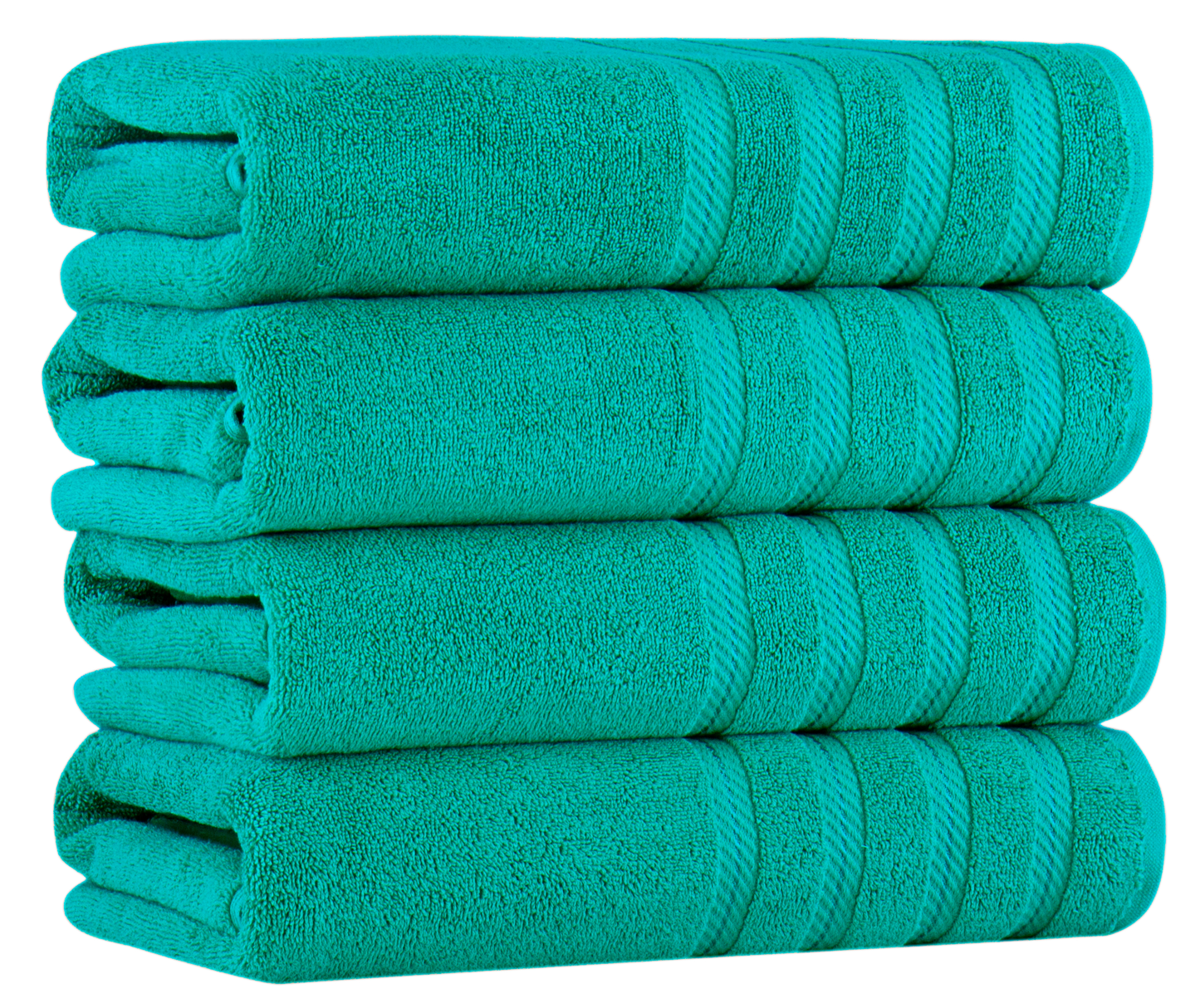 Antalya Turkish Cotton Luxury Bath Towels - 4 Pieces - Classic Turkish Towels