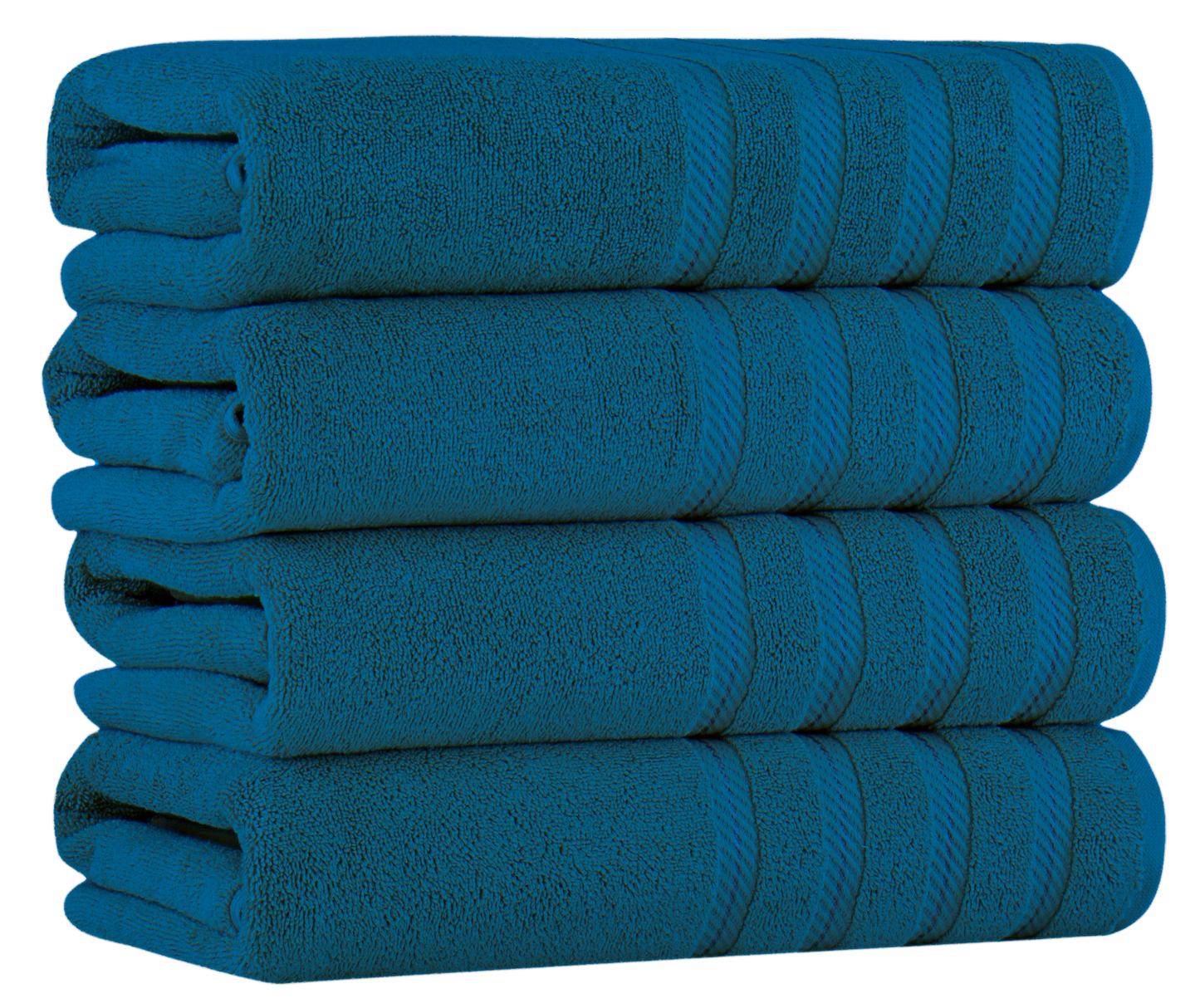 Antalya Turkish Cotton Luxury Bath Towels - 4 Pieces - Classic Turkish Towels