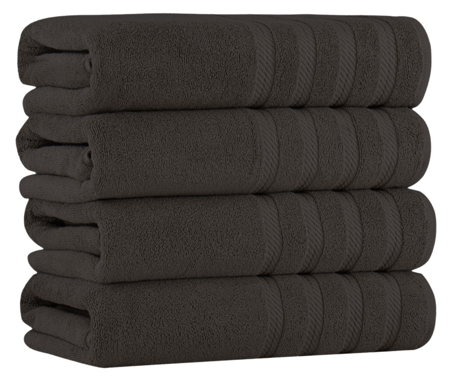 Antalya Turkish Cotton Luxury Bath Towels - 4 Pieces - Classic Turkish Towels