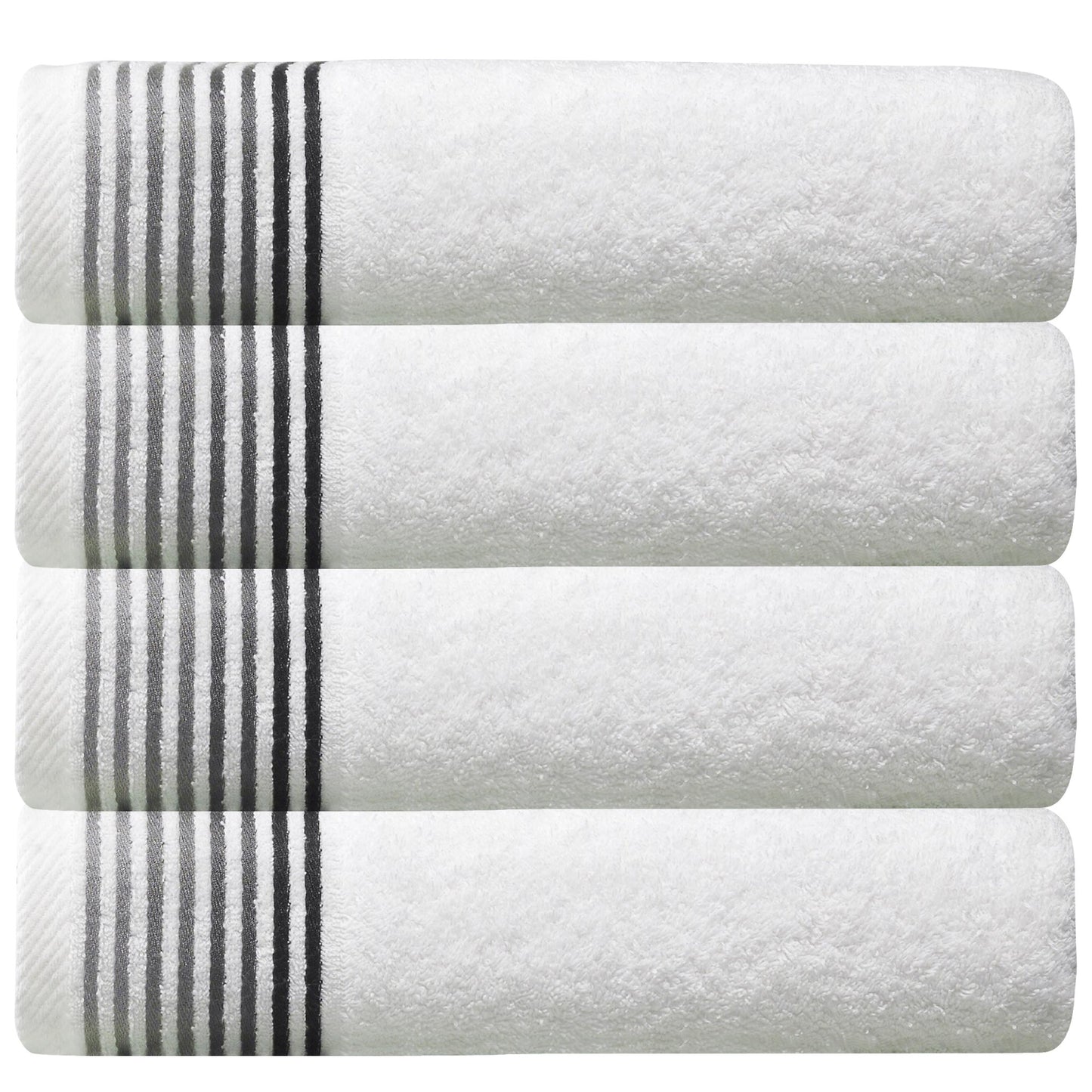 Dimora Turkish Cotton Bath Towels - 4 Pieces - Classic Turkish Towels